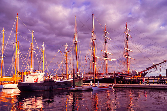 Tall Ship Sunset
