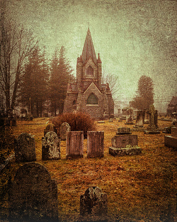 At Evergreen Cemetery