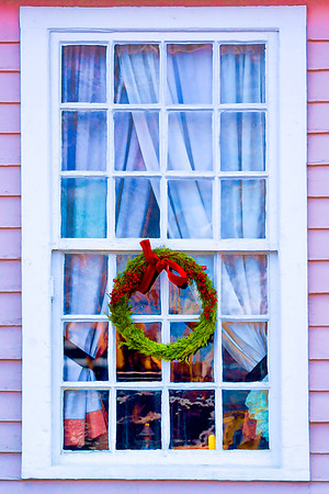 Wreath On A Window