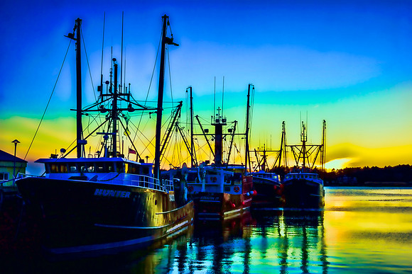 Boats In Harbor